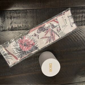 Dior Pink Floral Women's Scarf